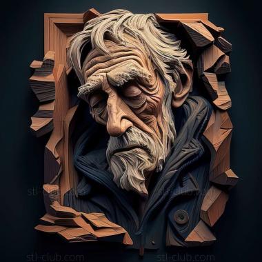 3D модель Том Нахрайнер, американский художник (STL)